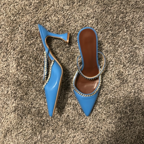 Blue studded mule size 8 - Picture 2 of 3